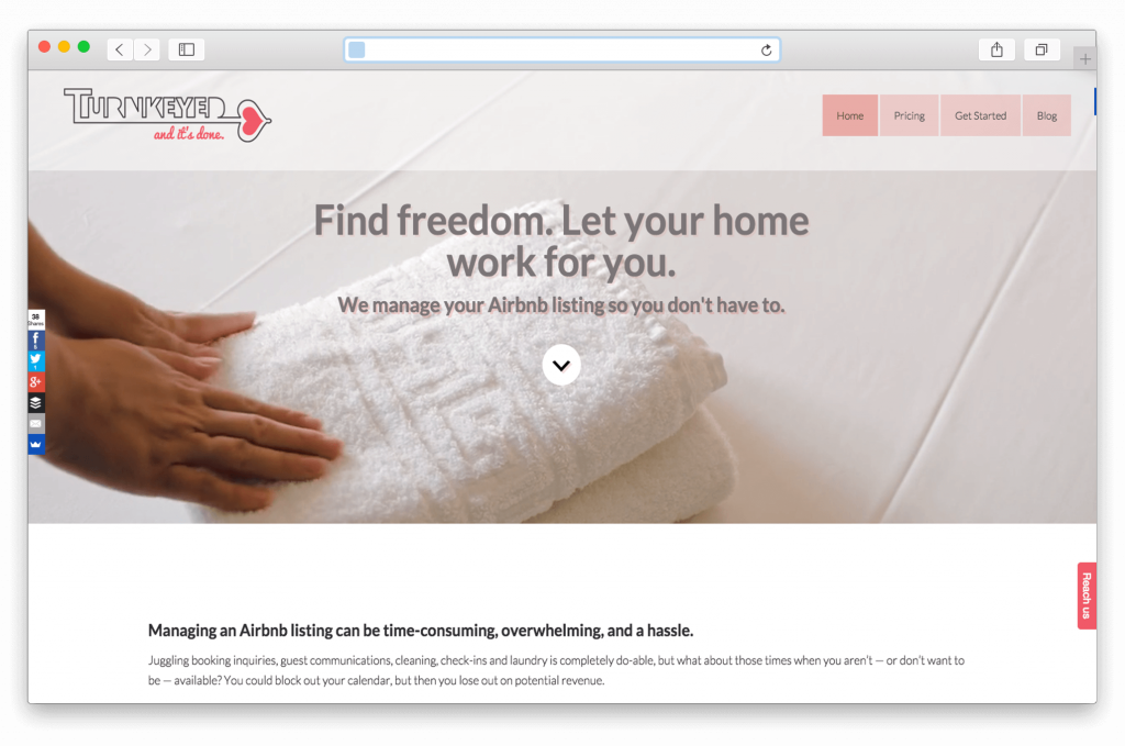 Turnkeyed Airbnb Management Services